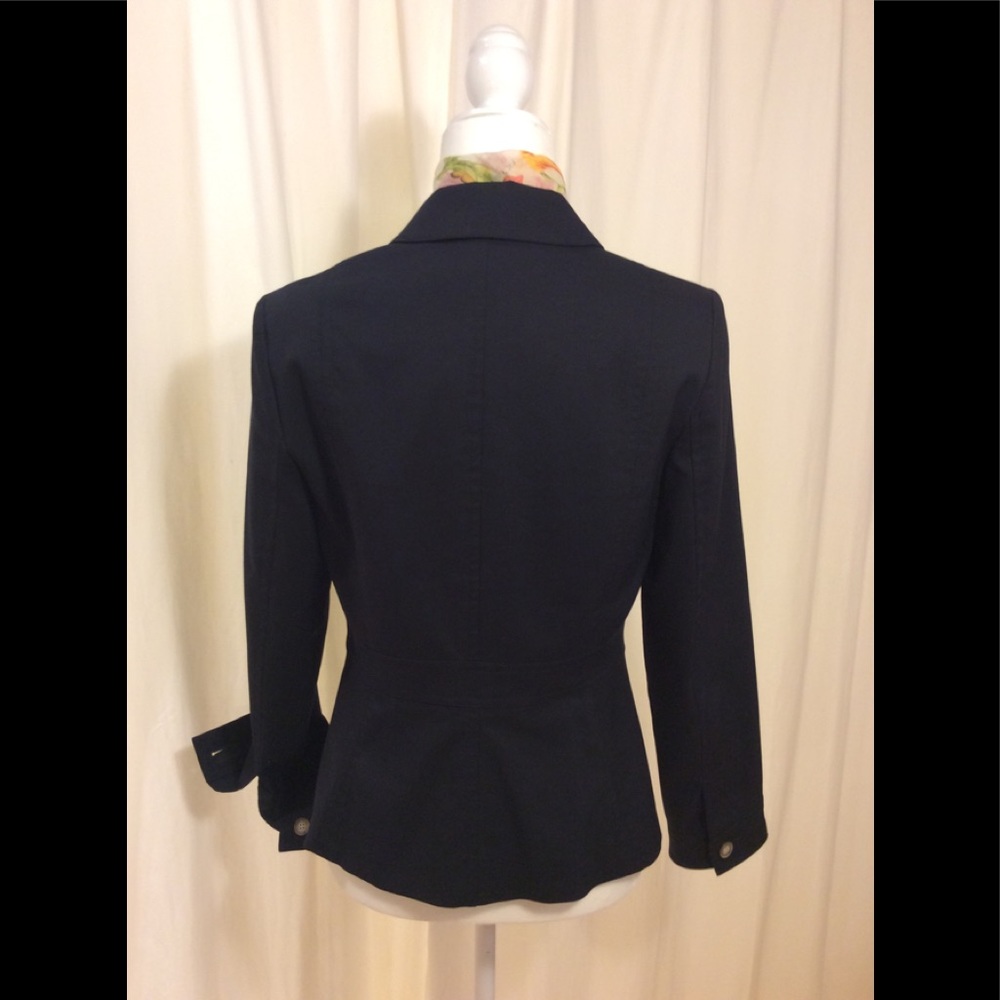 Talbots Black 4 Button Jacket, Work Or Casual - image 2